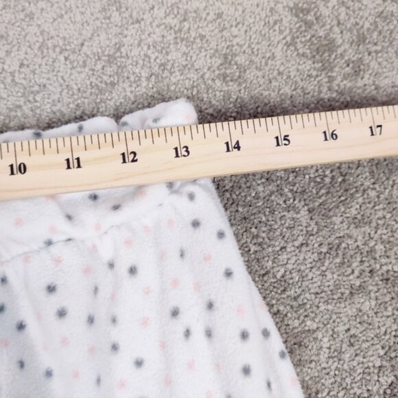 Cuddly Canuckies Women's Polka Dot Fleece Loungewear Pants Size Small Sweatpants - Picture 10 of 11